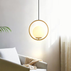 Modern 1-Light Brass Kitchen Pendant Lighting