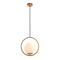 Modern 1-Light Brass Kitchen Pendant Lighting