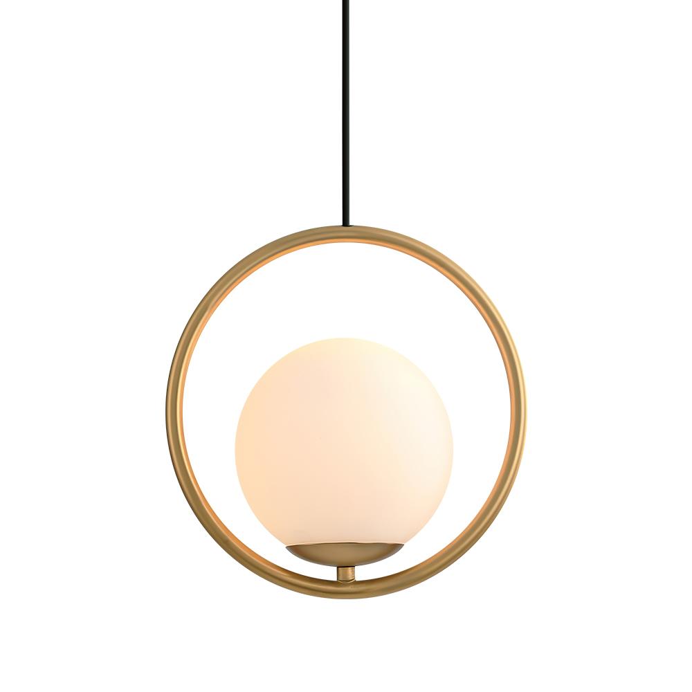 Modern 1-Light Brass Kitchen Pendant Lighting