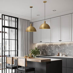 Modern 1 Light Single Dome Pendant light