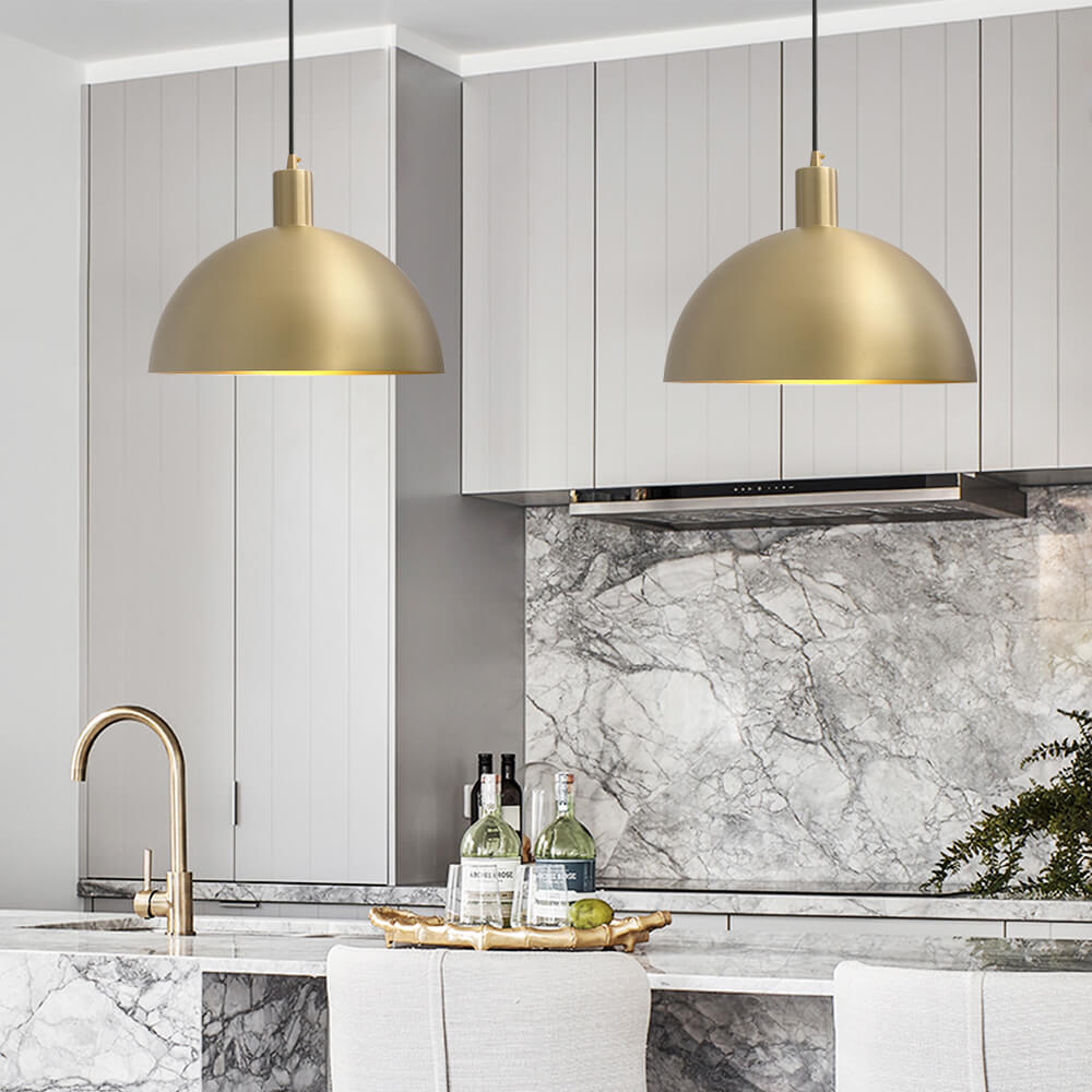Modern 1 Light Single Dome Pendant light