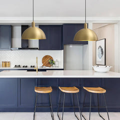 Modern 1 Light Single Dome Pendant light