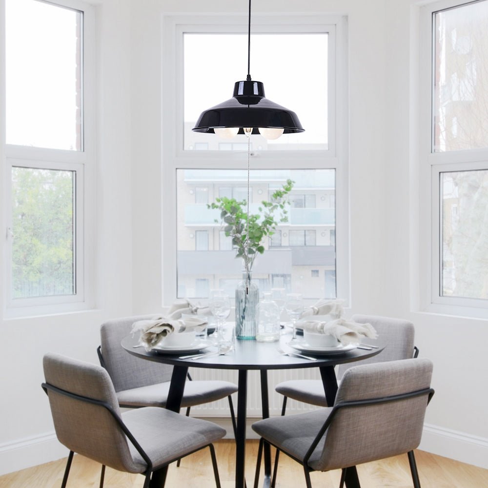 Modern 3-Light Dome Hanging Pendant Light