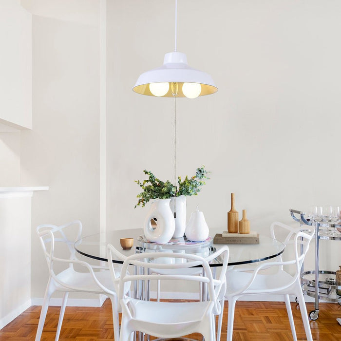 Modern 3-Light Dome Hanging Pendant Light