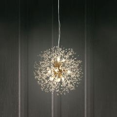 Modern 9-Light Sputnik Chandelier