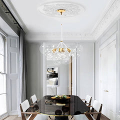 Modern Bubble Glass Chandelier / Semi Flush Mount