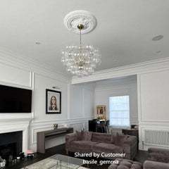 Modern Cluster Glass Globe Bubble Chandelier