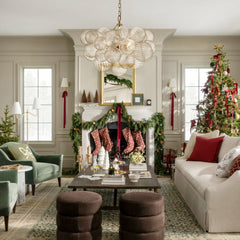 Modern Cluster Glass Globe Bubble Chandelier