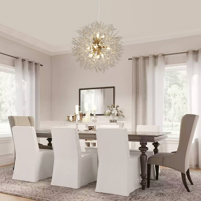 Modern Crystal Sputnik Chandelier