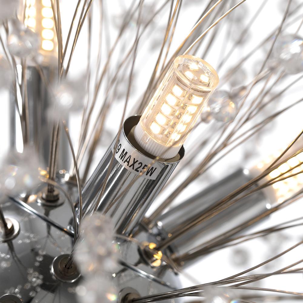 Modern Crystal Sputnik Chandelier