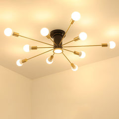 Modern Gold Ceiling Light for Kitchen Island
