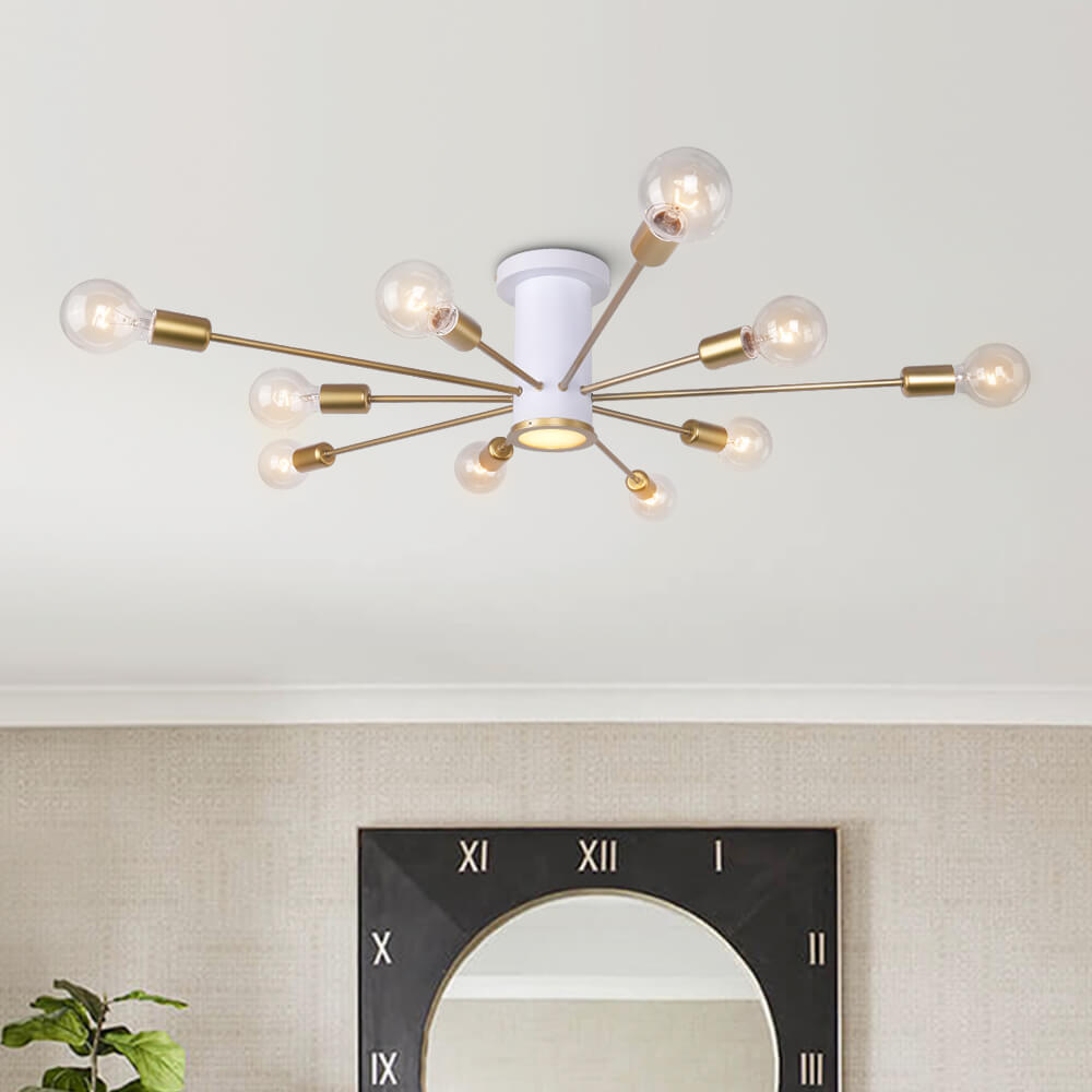 Modern Gold Ceiling Light for Kitchen Island