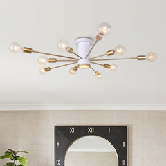Modern Gold Ceiling Light for Kitchen Island