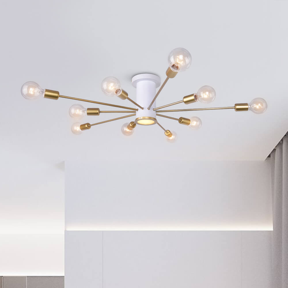 Modern Gold Ceiling Light for Kitchen Island