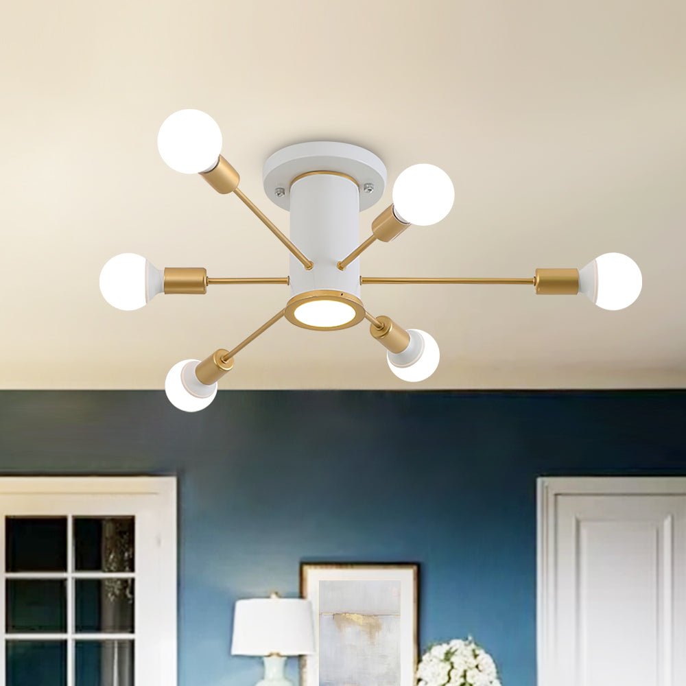 Modern Gold Ceiling Light for Kitchen Island