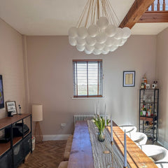 Modern Hanging Glass Cluster Bubble Chandelier Light