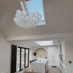 Modern Hanging Glass Cluster Bubble Chandelier Light