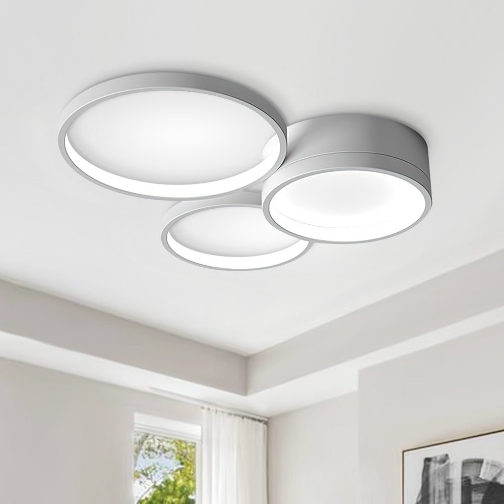Modern LED 3/4/5/7 Rings Ceiling Light Flush Mount
