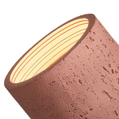 Modern LED Cylinder Stone Flush Mount Ceiling Light