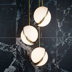 Modern Opal Globe Pendant Lighting
