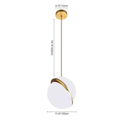 Modern Opal Globe Pendant Lighting