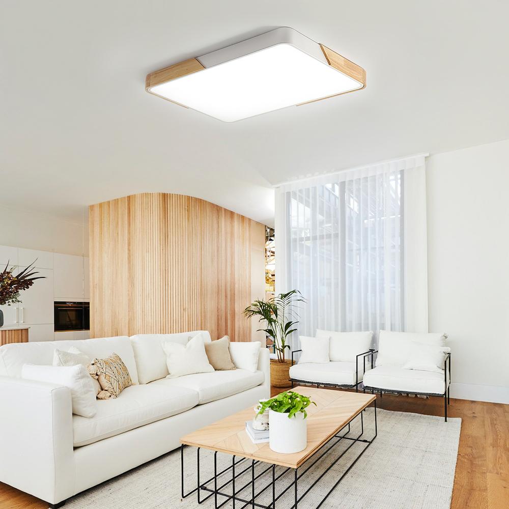 Modern Rectangle LED Flush Mount Ceiling Light