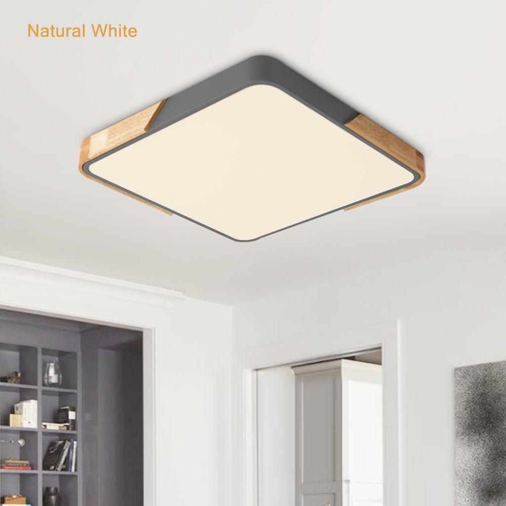 Modern Rectangle LED Flush Mount Ceiling Light