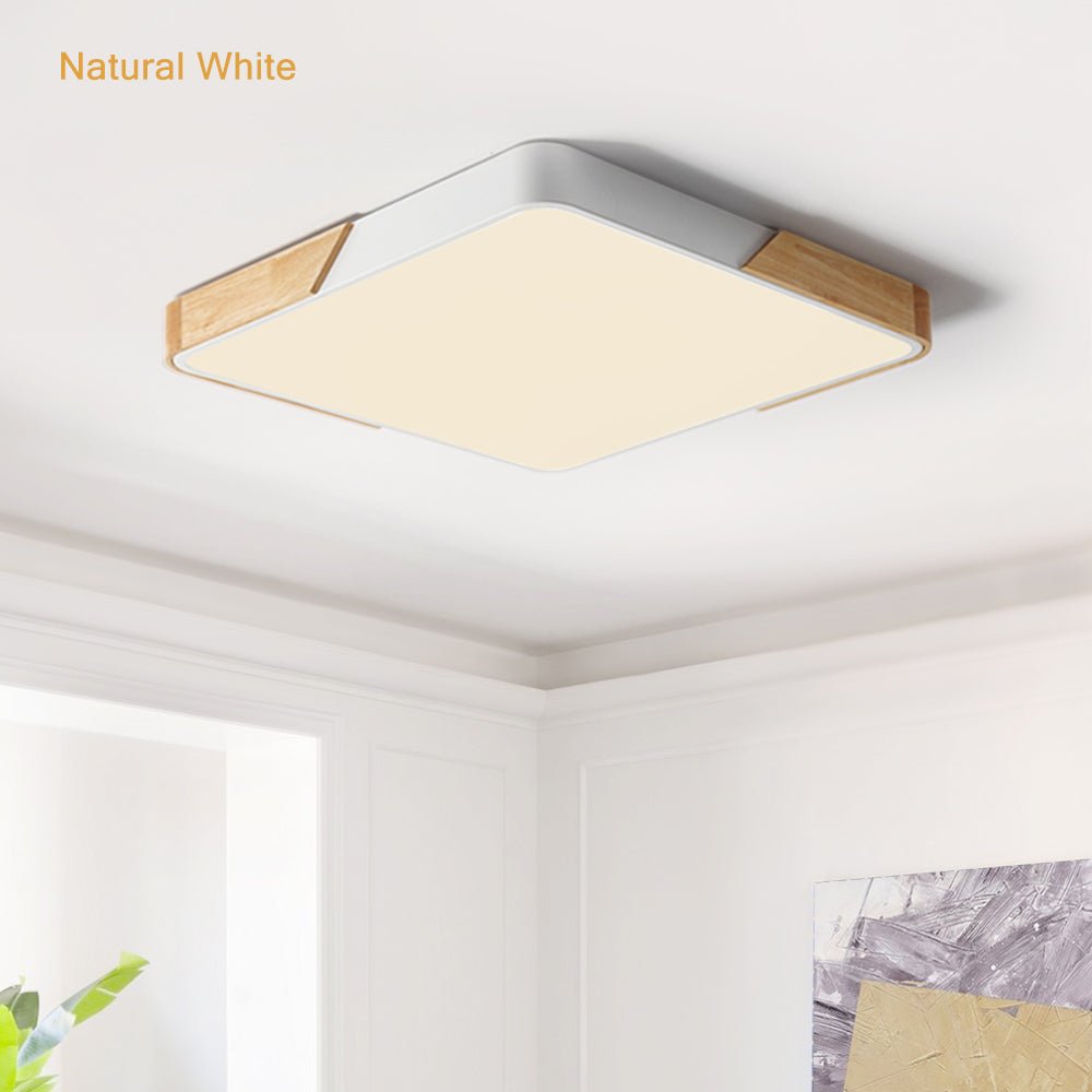 Modern Rectangle LED Flush Mount Ceiling Light