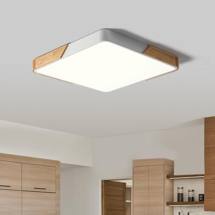 Modern Rectangle LED Flush Mount Ceiling Light