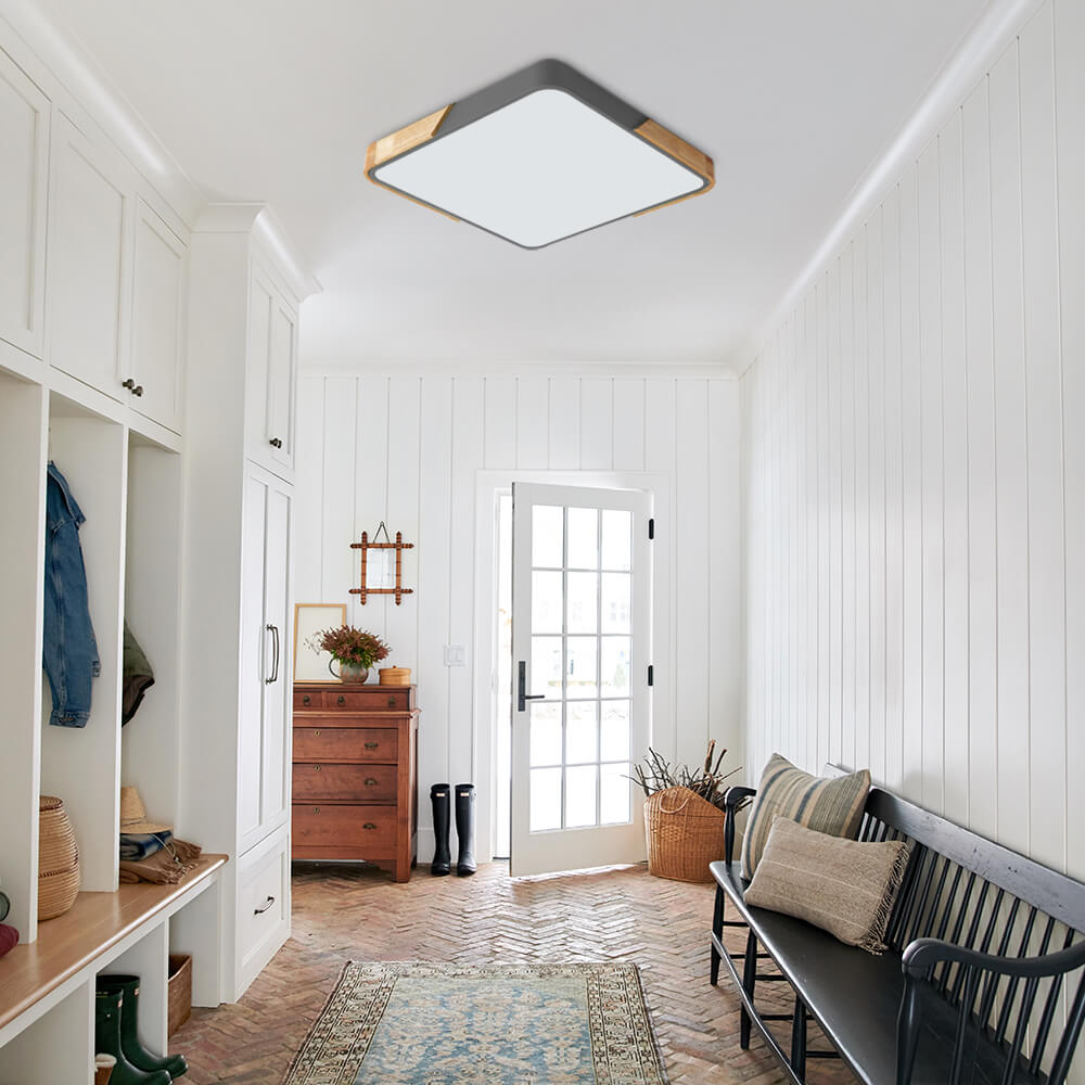 Modern Rectangle LED Flush Mount Ceiling Light