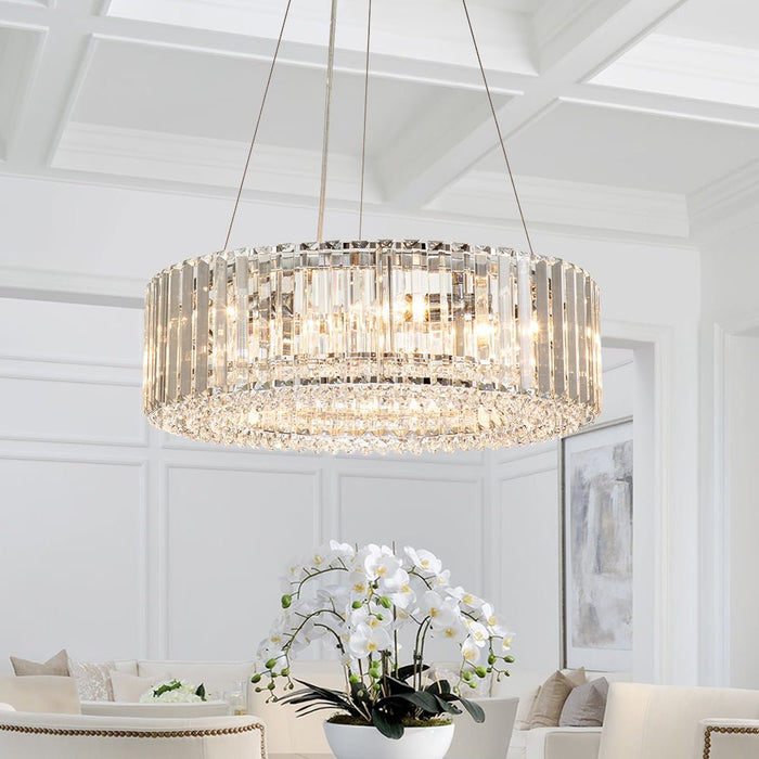Modern Round Crystal Chandelier
