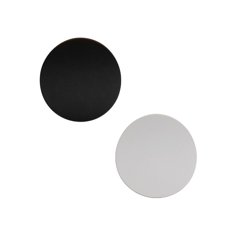 Modern Round Wall Sconce with Solar Shape