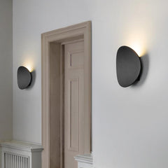 Modern Round Wall Sconce with Solar Shape