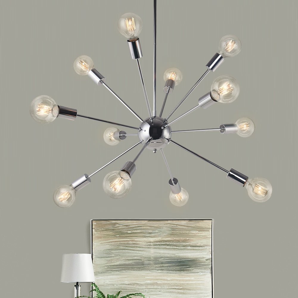 Modern Mid-Century Sputnik Sphere Chandelier