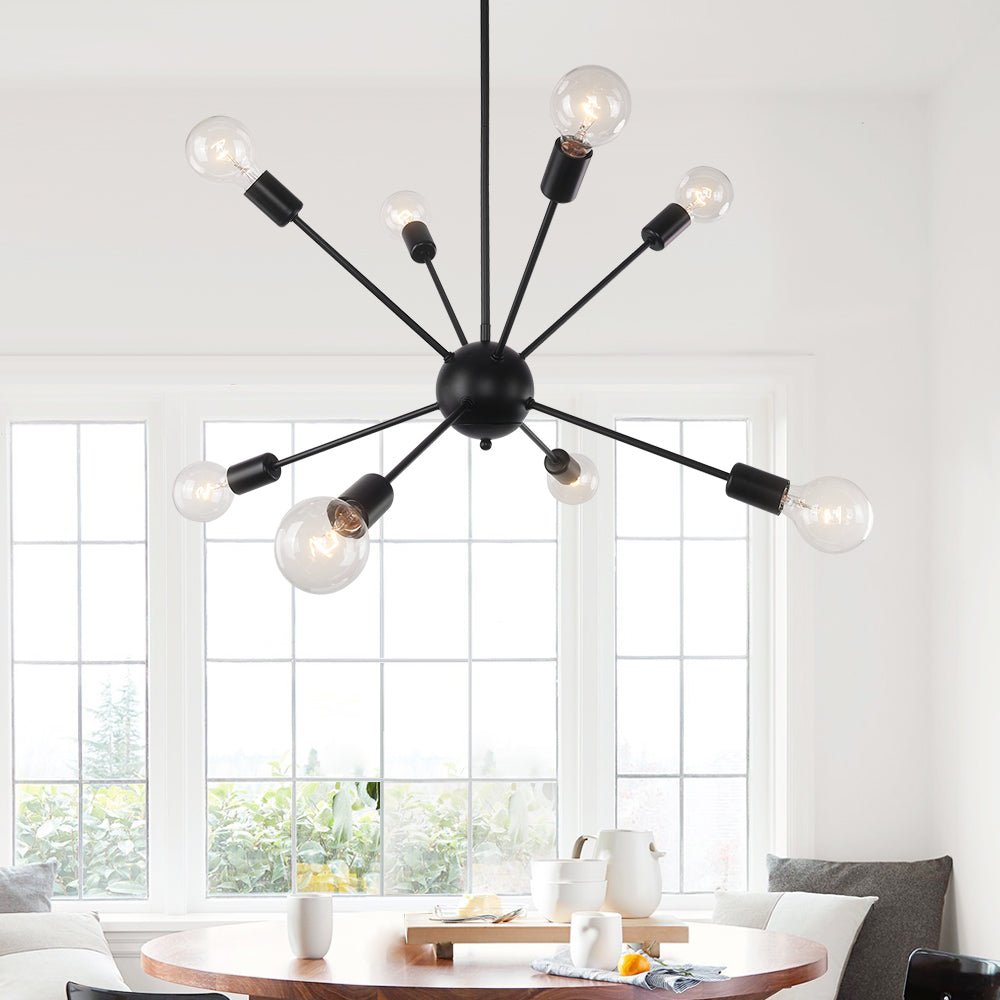 Modern Mid-Century Sputnik Sphere Chandelier