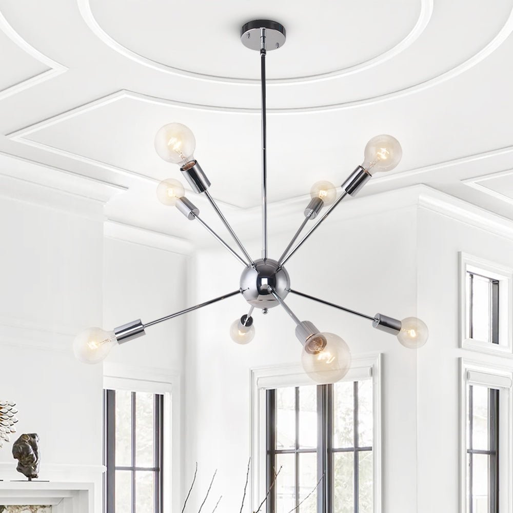 Modern Mid-Century Sputnik Sphere Chandelier