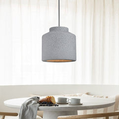 Nordic Earthen Jar Style Cylinder Pendant Light