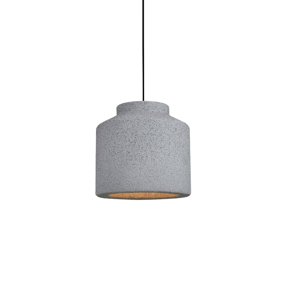 Nordic Earthen Jar Style Cylinder Pendant Light