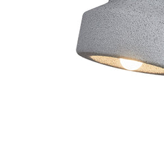 Nordic Earthen Jar Style Drum Pendant Light
