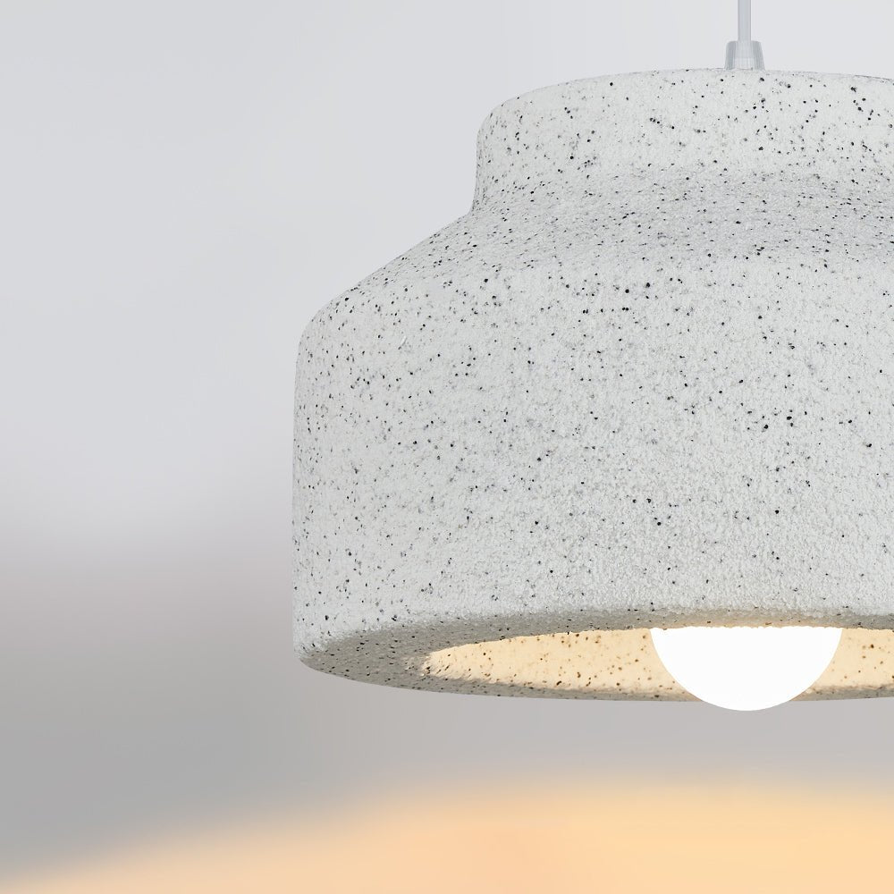 Nordic Earthen Jar Style Drum Pendant Light