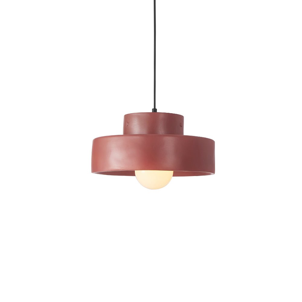 Nordic Geometric Cylindrical Ceramic Pendant Lighting