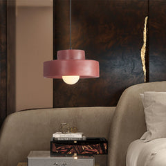 Nordic Geometric Cylindrical Ceramic Pendant Lighting