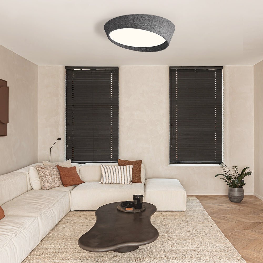 Nordic Half Moon Shaped LED Flush Mount Ceiling Light