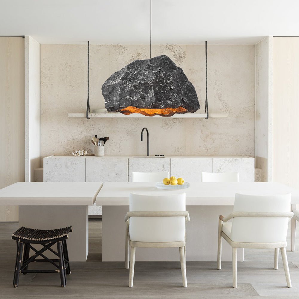 Nordic Stone Rock Design Pendant Light