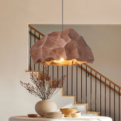 Nordic Stone Rock Design Pendant Light