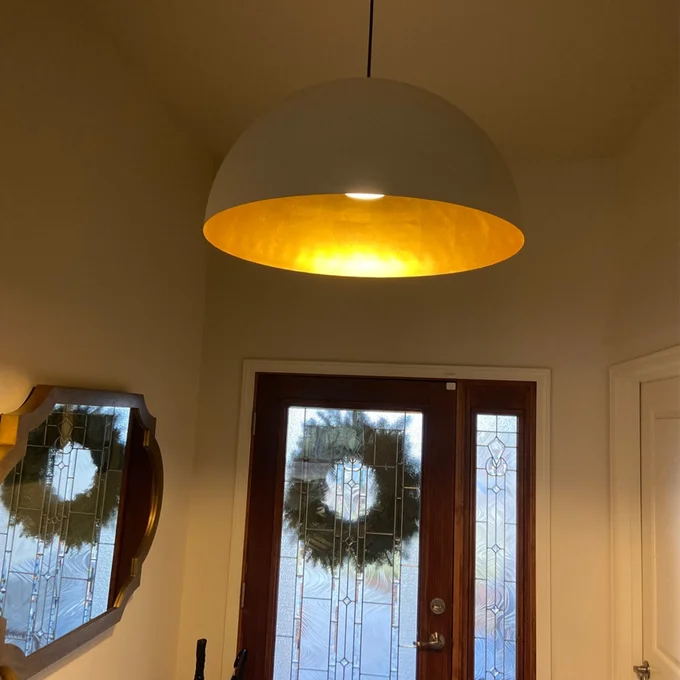 Oversized Large Dome Pendant Light