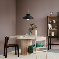 Resin Dome Ceramic Pendant Light