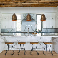 Retro Cylindrical Steel Pendant Light