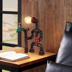 Rusty Red Table Lamp