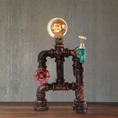 Rusty Red Table Lamp
